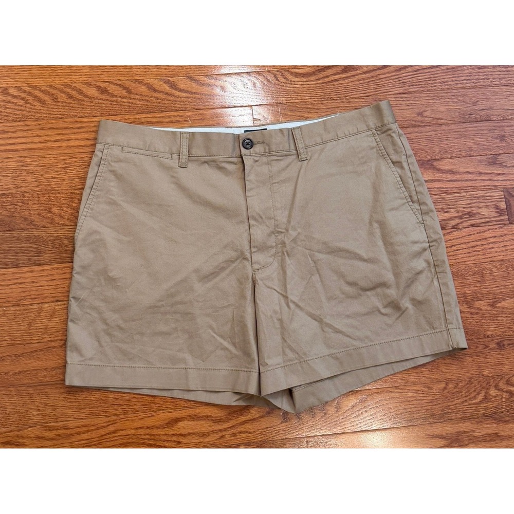 J.Crew Oarsman Portsider Shorts Mens 36 Khaki 5" Chino Stretch Casual Summer